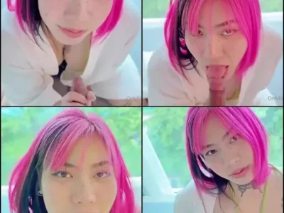 Irenkampong1 น้องไอรีนอมขน่มตวยสามีเสียวๆก่อนโดนท่าหมา elle_iren